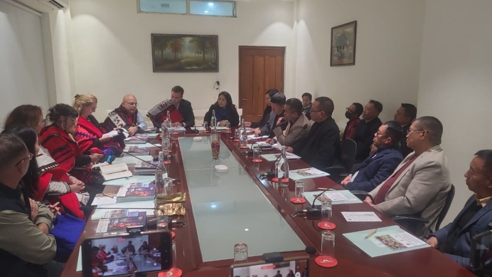 Officials from New Zealand and the Department of Horticulture, Government of Nagaland during the meeting held in Kohima on December 15. (Morung Photo)
