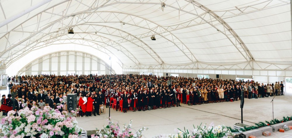 Congregation attending Sumi Christian Fellowship Kohima Combined Christmas Celebration on December 25.