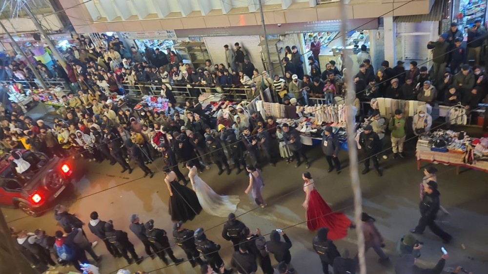 At the Hornbill Carnival Parade in Kohima on December 9. (Morung Photo)