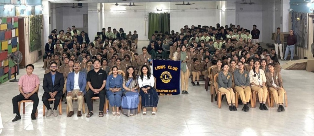 Attendees of the dental awareness and screening camp organised at St Mary’s Higher Secondary School, Dimapur on December 8 by Lions Club of Dimapur Elite.