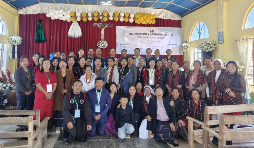 Section of the attendees of the annual session of the Sumi Aphuyemi Catholic Akukuhou Kuqhakulu held in Pughoboto from December 12-14.