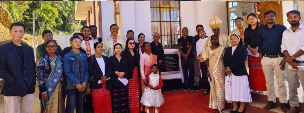 Dedication of the newly constructed St. Thomas Church at Tamlu on December 9.