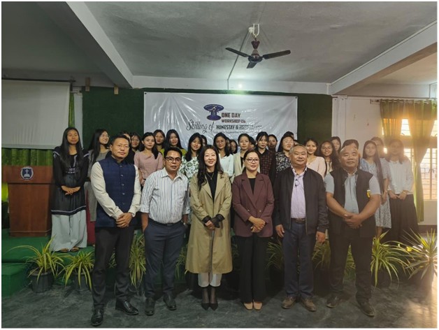 NHRA officials along with participants during the one-day training on Homestay and hospitality Skilling held at Khehokhu village, Niuland on January 26.