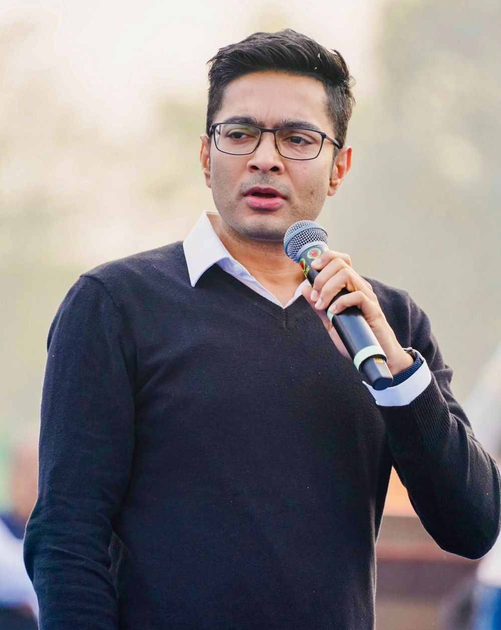 Trinamool Congress General Secretary and MP Abhishek Banerjee addresses the gathering during the Rana Sankalp rally, in Rampurhat, Birbhum district on Tuesday, January 6, 2026. (Photo: IANS/AITC)
