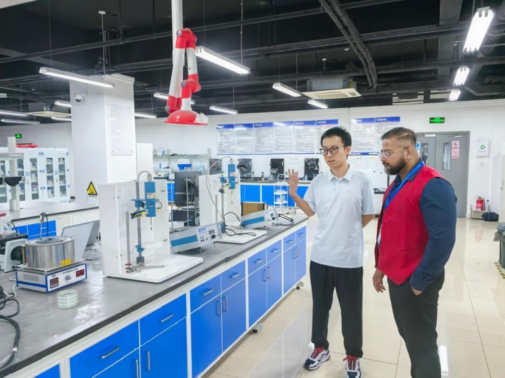 Prof Ambrish Singh (R), Nagaland University with Prof. Yujie Qiang, National Center for Materials Service Safety, University of Science & Technology Beijing.