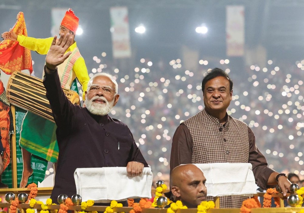 Fortunate to receive PM Modi's blessings in Assam's development: CM Sarma