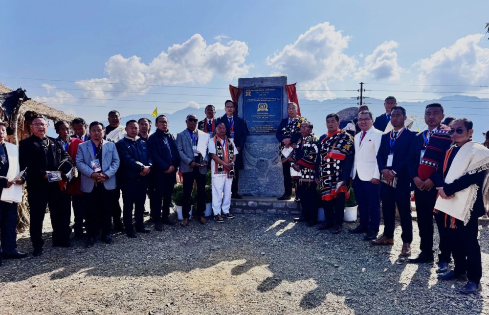 Kudecho Khamo and others during golden jubilee celebration of Yorubami Youth Association on January 16.