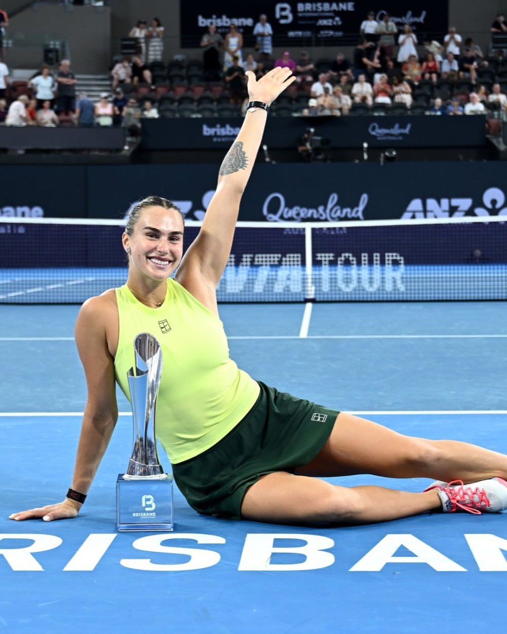 Sabalenka defends Brisbane International crown, clinches 22nd career WTA title