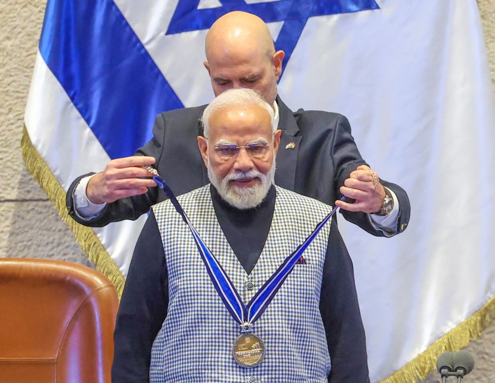 PM Modi: Rare global leader honoured with highest civilian awards from both Israel, Palestine