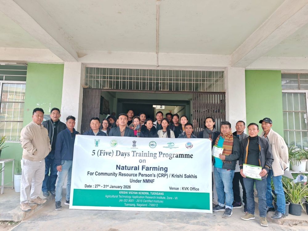 KVK Tuensang conducts training on natural farming
