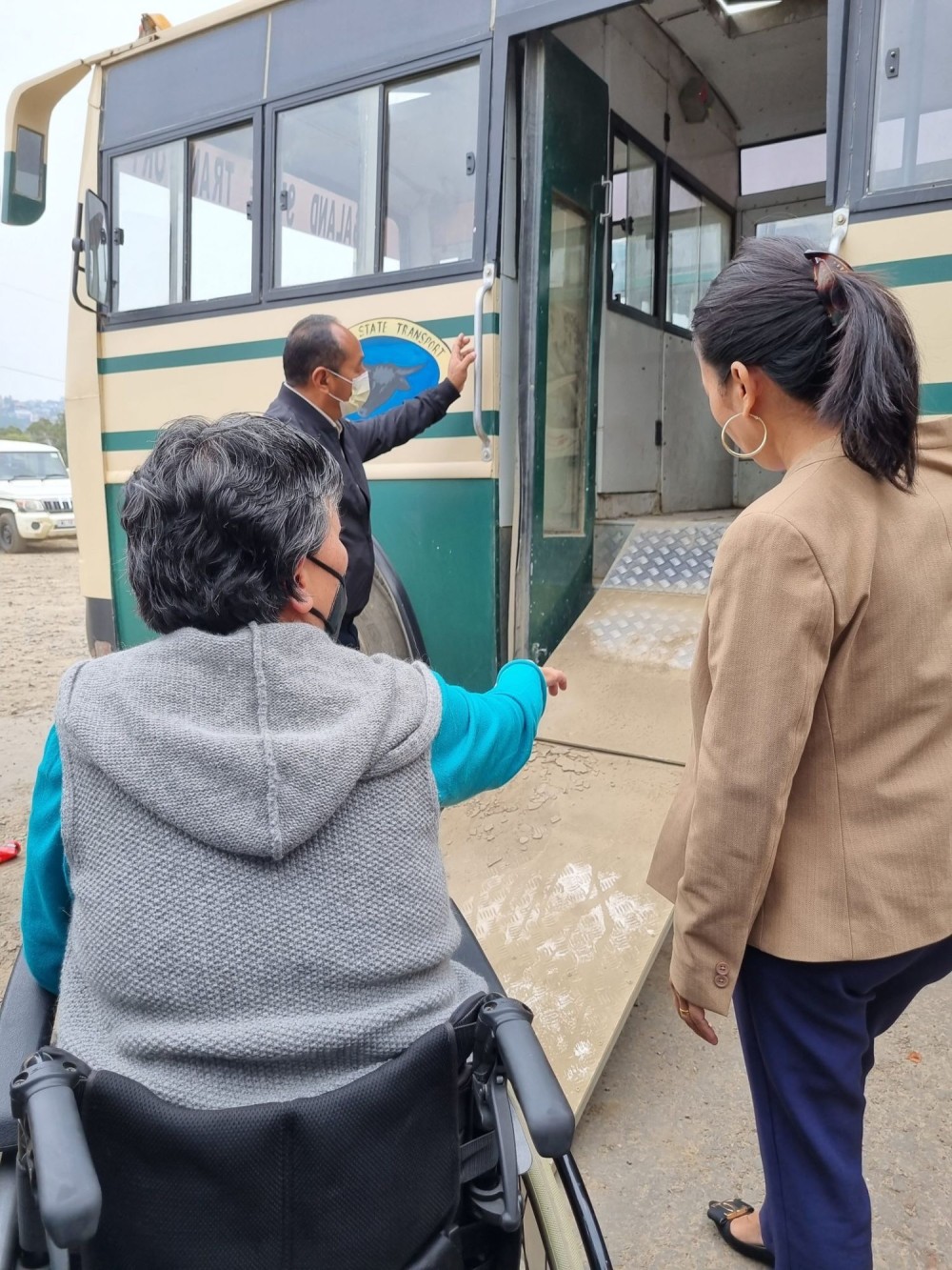 The State Commissioner for Persons with Disabilities office carried out an inspection of the NST station/ISBT in Kohima, together with officials of the Transport Department on April 21, 2023. (scpd.nagaland.gov.in/File Photo)