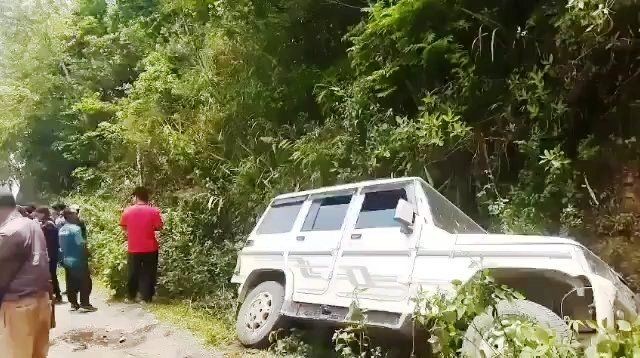 A screengrab from a video of the incident site between the villages of Kotzim and Kotlen in Kangpokpi district, Manipur where three church leaders were killed on May 13.