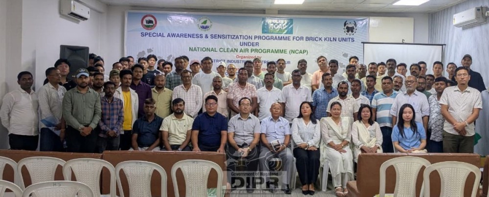 Officials long with the brick kiln owners and workers during the awareness programme held at Hotel Saramati in Dimapur on May 21. (DIPR Photo)