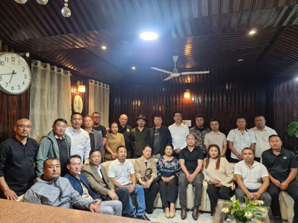 KCCI officials during the change of guard programme held on May 27 in Kohima.
