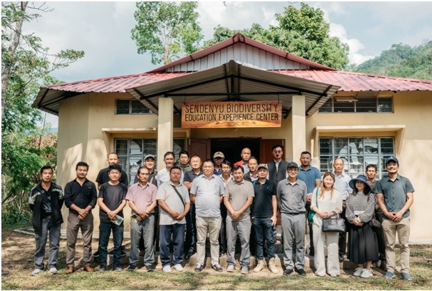 TDGI team members during their visit to Sendenyu on May 8.