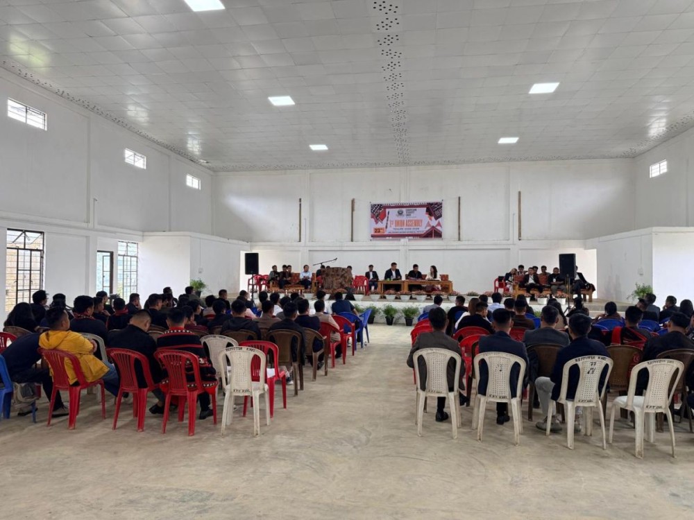 CSU executive during the 1st Union Assembly for tenure 2026–2028 at Phek village on May 23.