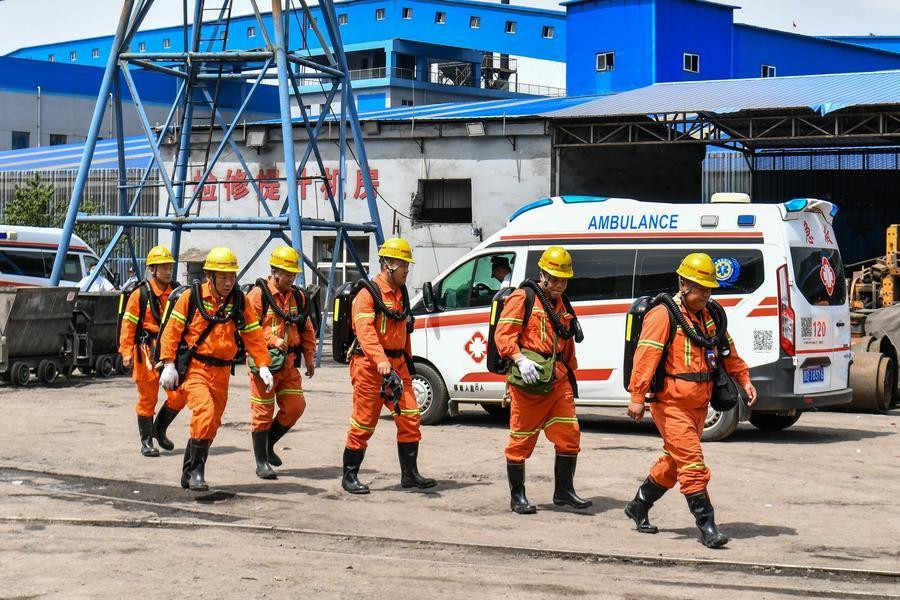 This photo taken on May 23, 2026 shows a scene at the rescue site of the Liushenyu coal mine in Qinyuan County, north China's Shanxi Province. (Xinhua/IANS Photo)