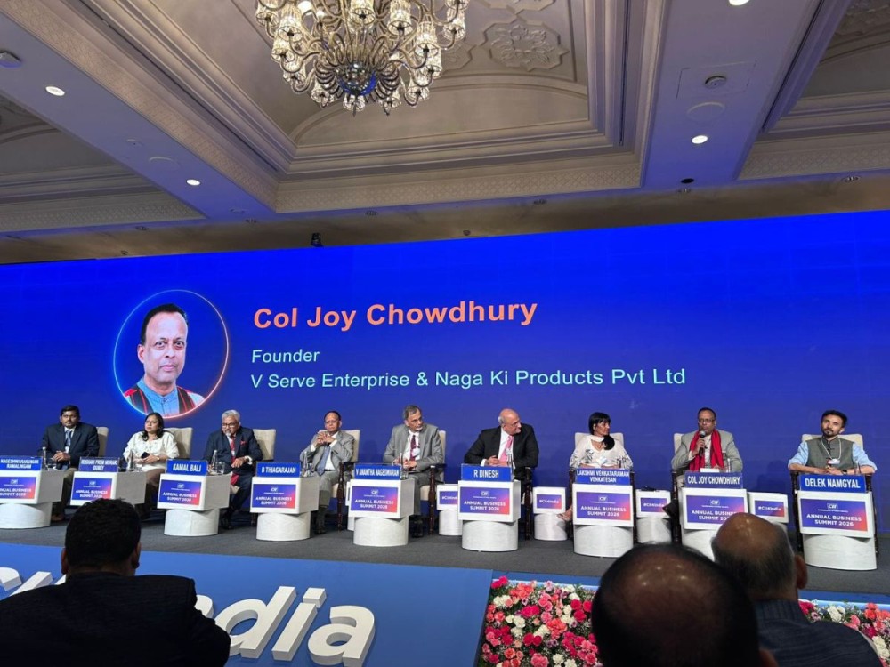 Officials during the CII Annual Business Summit 2026 in New Delhi on May 12.