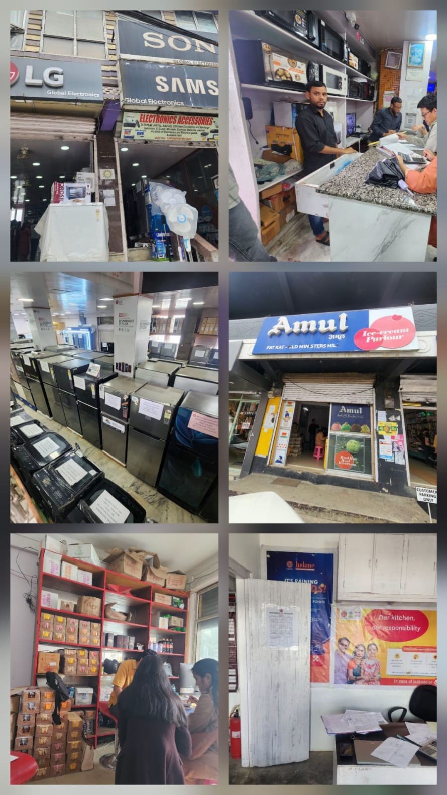 Businesses which were inspected by the State Taxes Dpeartment in Kohima on June 17 and 18.