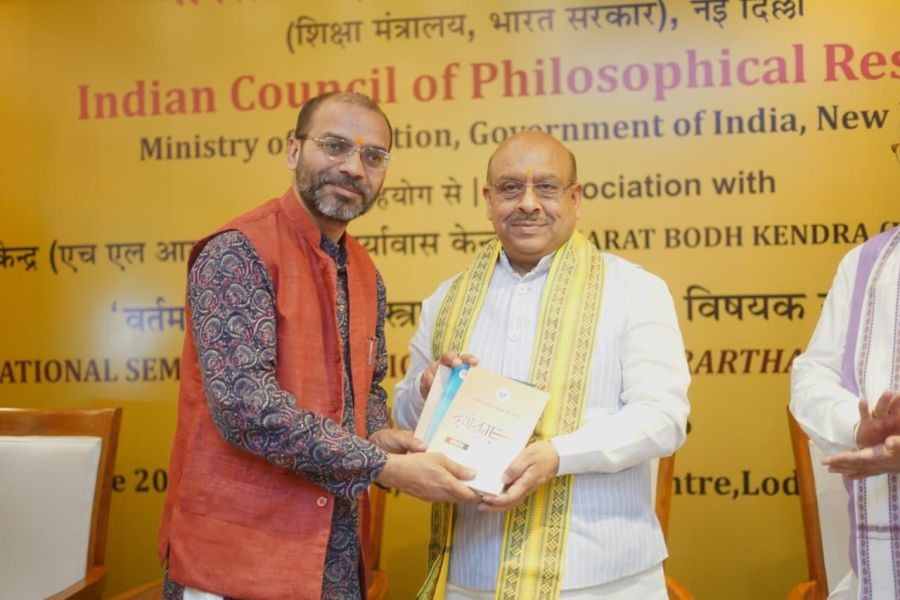 Dialogue promotes healthy democracy: Delhi Speaker Vijender Gupta. (IANS Photo)