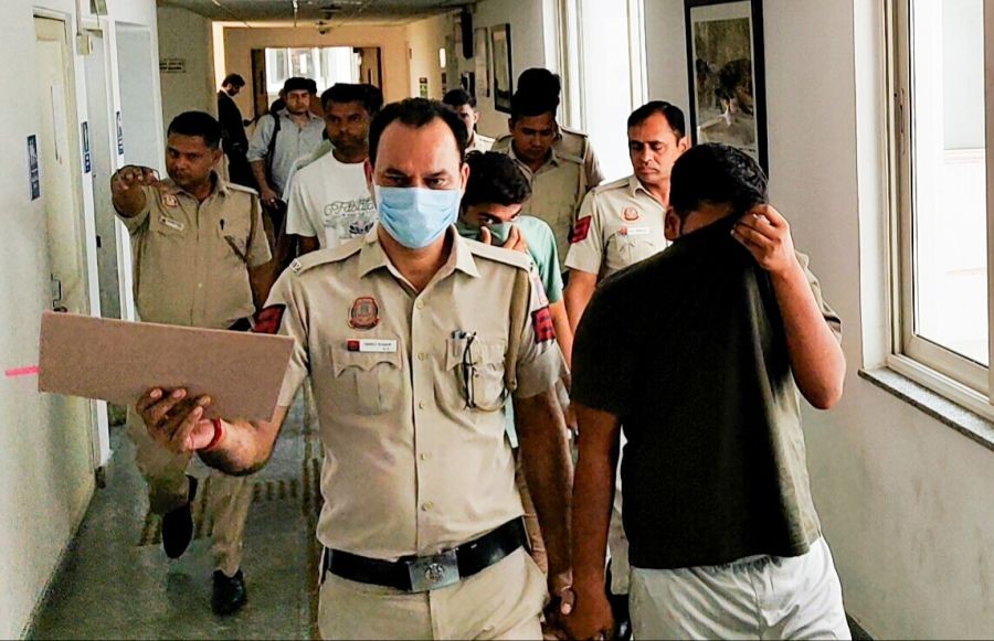 Accused in the NEET-UG paper leak case are being taken into custody after Rouse Avenue Court extended their judicial custody till June 15 in New Delhi on June 2, 2026. (IANS Photo)