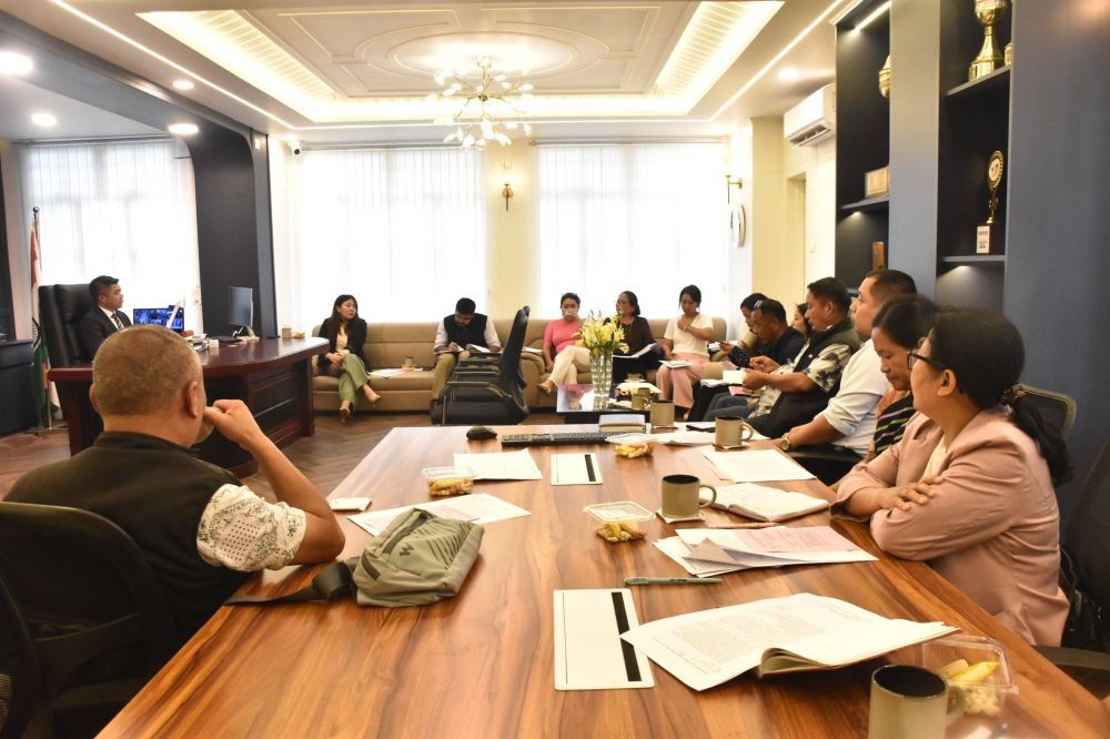 DLCC of the District Tobacco Control Cell, Kohima during its quarterly meeting held at the DC Office Chamber, Kohima on June 10.
