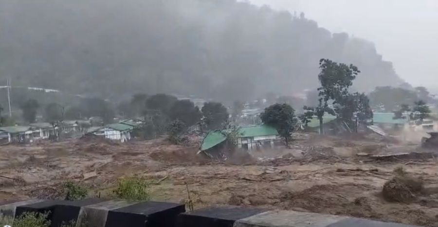 3 missing, houses damaged as flash floods hit Arunachal, Assam on high alert over rising river levels (Photo courtesy Arunchal Pradesh Disaster Management Authority/IANS)