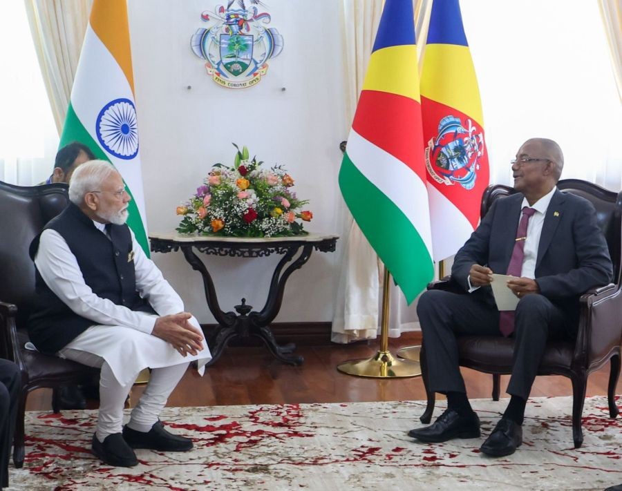 India, Seychelles sign pacts to strengthen trade, digital payments, farm ties. (IANS Photo)
