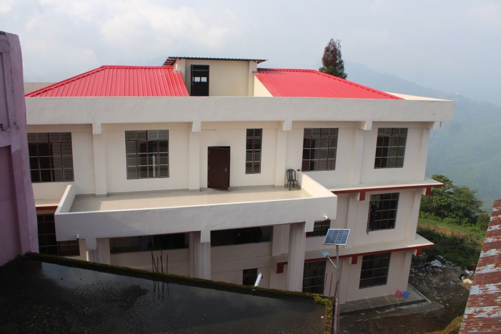 The new academic building of the Zunheboto Government College which was inaugurated on June 5. (Morung Photo)