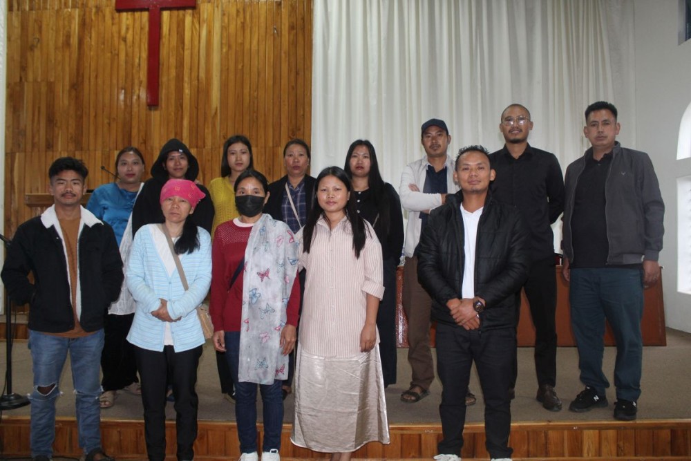 Participants of the skill development day programme in Zunhrboto.