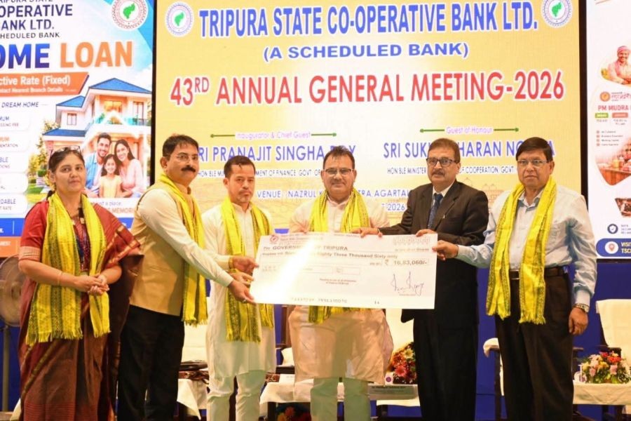 Tripura State Cooperative Bank posts Rs 78 crore net profit, marks 7th consecutive year of profitability. (IANS Photo)