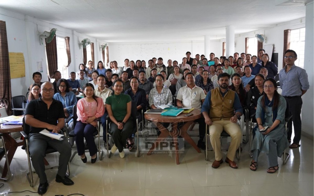 Officials along with the participants during the Academic Lead Workshop held at SCERT, Kohima, on June 19. (DIPR Photo)
