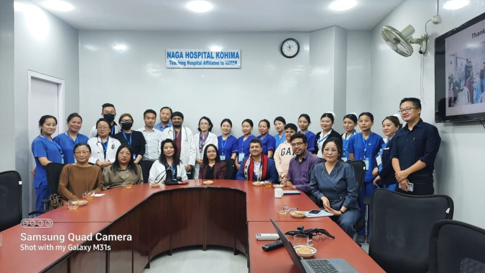 Officials and staff of NHAK which became the state's first district hospital to get National MusQan Certification.