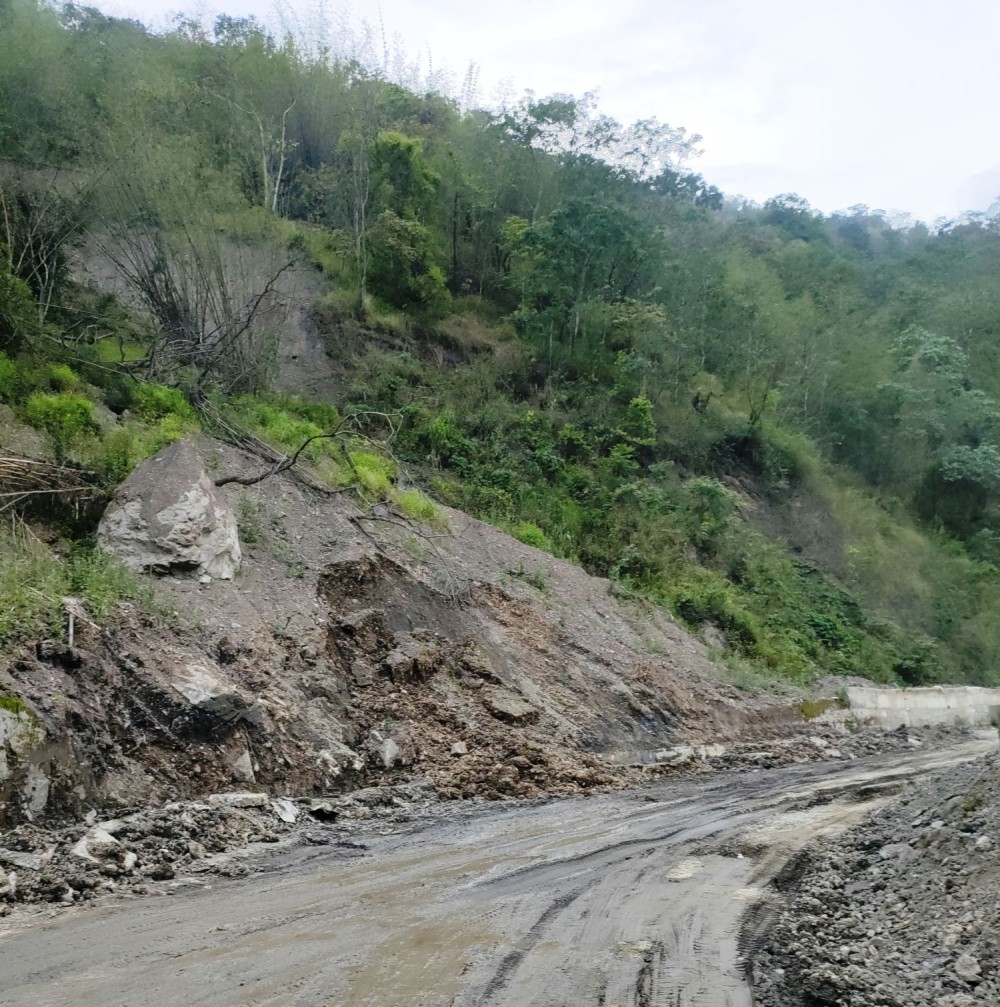 A stretch of the Kohima-Jessami Road Package-II (Chakhabama-Kikruma stretch) under NH-29 (Old NH-150).