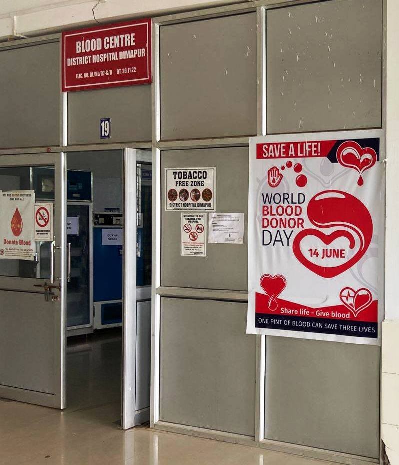 Blood Centre at District Hospital Dimapur. (File Photo)