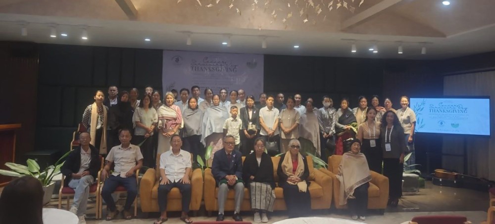 Cancer Survivors with the organizers and others on June 7 in Kohima. (Morung Photo)