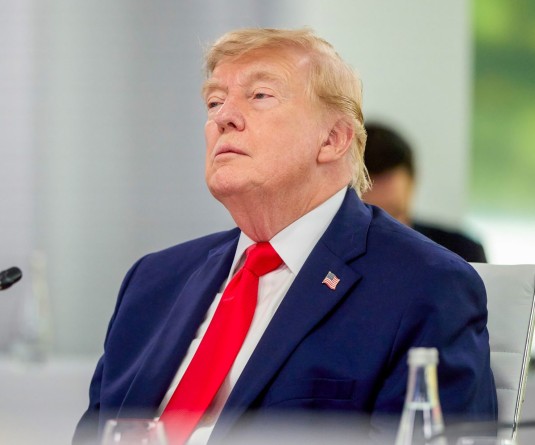 Evian: U.S. President Donald Trump during a meeting at the G7 Summit in Evian, France, Tuesday, June 16, 2026. (Photo: IANS/X/@ZelenskyyUa)