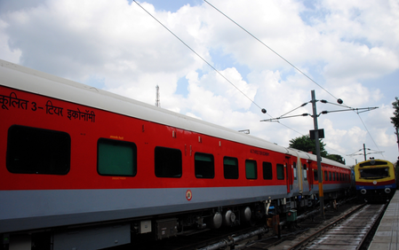 Indian Railways records sharp decline in accidents, safety budget hiked 3-fold. (IANS Photo)