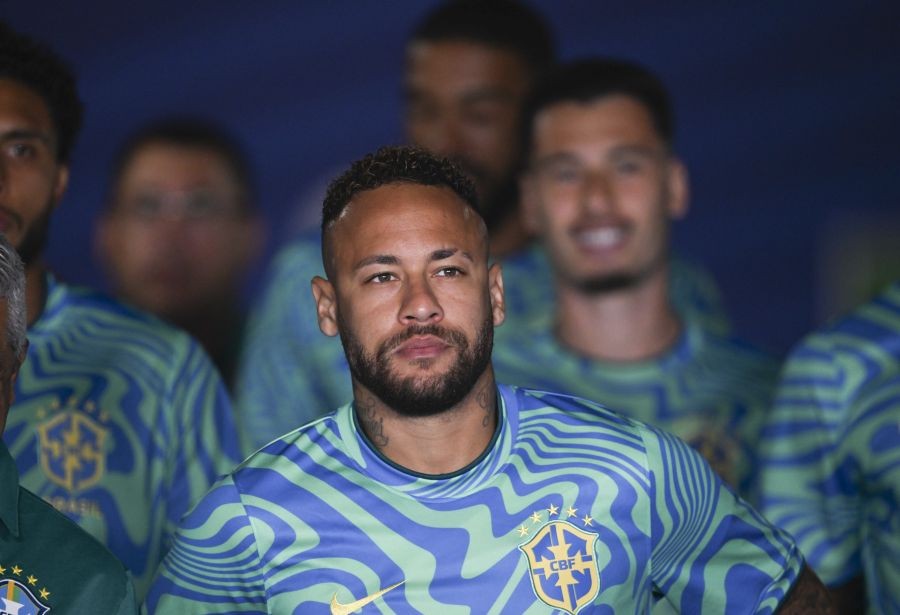 Neymar of Brazil is pictured before the Round of 32 match between Brazil and Japan at the 2026 FIFA World Cup at Houston Stadium in Houston, the United States, on June 29, 2026. (Xinhua via IANS File Photo)