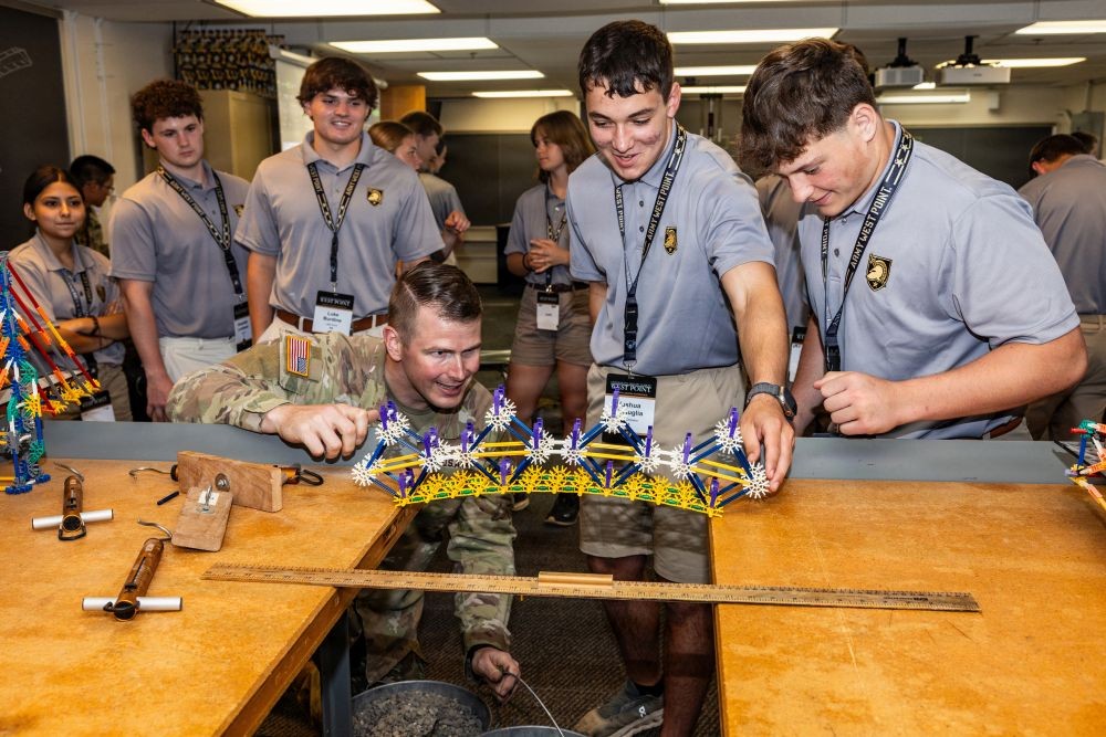 The Summer Leaders Experience offered high school students from around the United States an opportunity to become familiar with the U.S. Military Academy at West Point firsthand. Approximately 1,600 rising high school seniors came to the U.S. Military Academy during three five-day iterations to immerse themselves in the lifestyle of a cadet. The program reflects the U.S. military’s approach of introducing leadership and military education early, before students enter service academies such as West Point or join the Reserve Officers’ Training Corps. (Photo by Eric Bartelt / United States Military Academy at West Point)