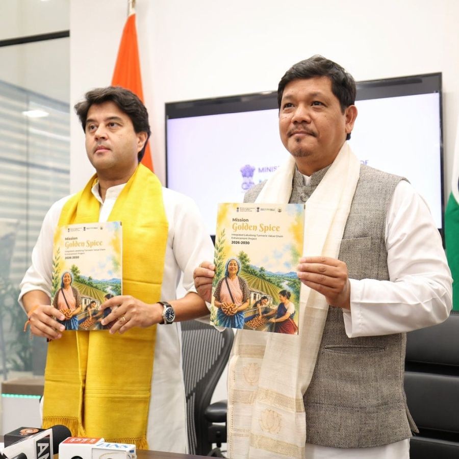 Meghalaya: Centre launches mission to brand Lakadong turmeric globally. (IANS Photo)