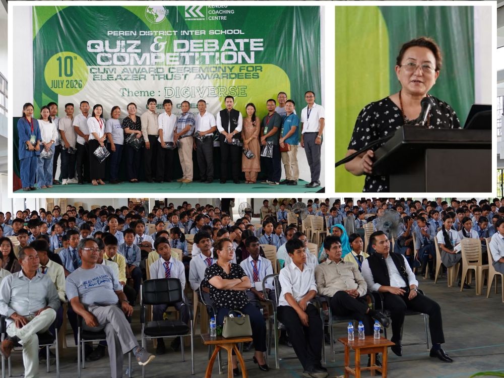 Peren District Inter-School Quiz and Debate Competition-cum-Award Ceremony was held at Baptist Higher Secondary School, Jalukie 'B' on July 10.