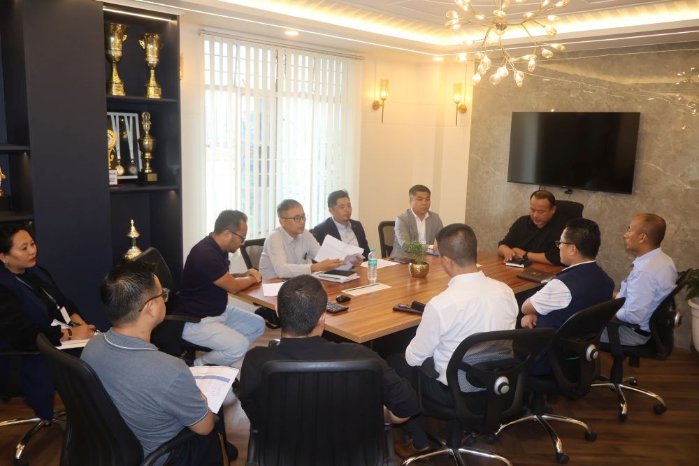Census Director along with other officials during the review meeting held in Kohima on July 29.