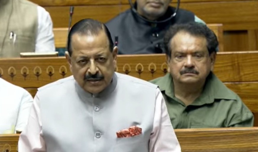 No minister can issue such orders: Jitendra Singh rejects Rahul Gandhi claims of Amit Shah ordering firing on students during protest (Photo: YouTube/Sansad TV)