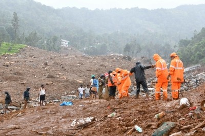 Five killed in Wayanad mudslide, rescue teams search for missing persons. (IANS File Photo)