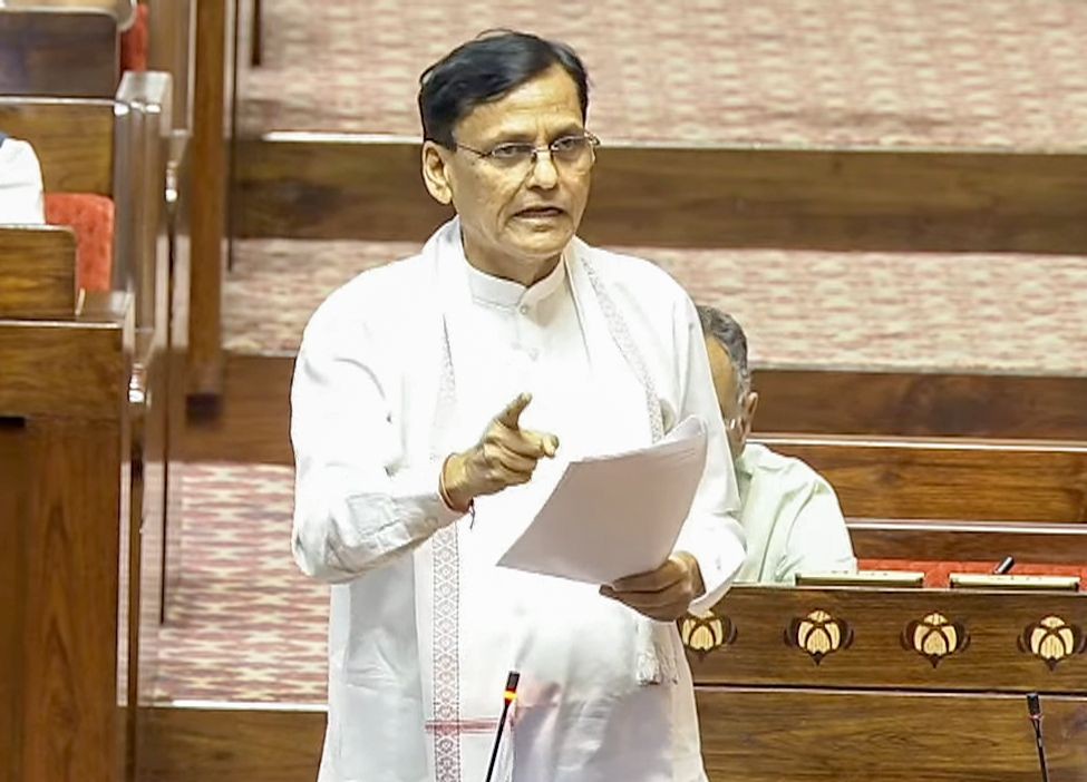 Union Minister of State for Home Affairs Nityanand Rai speaks in the Lok Sabha during the Monsoon Session of Parliament in New Delhi on July 29, 2026. (IANS/Sansad TV Photo)