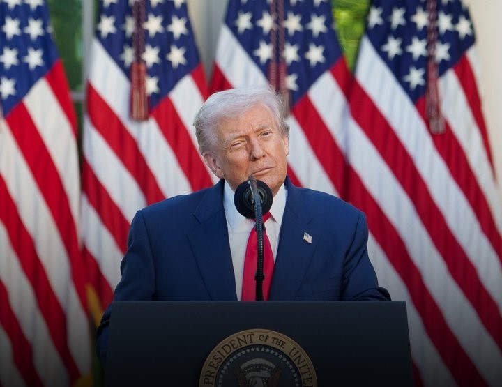 Trump says future maritime damages will be paid by US-controlled Iranian assets. (IANS Photo)