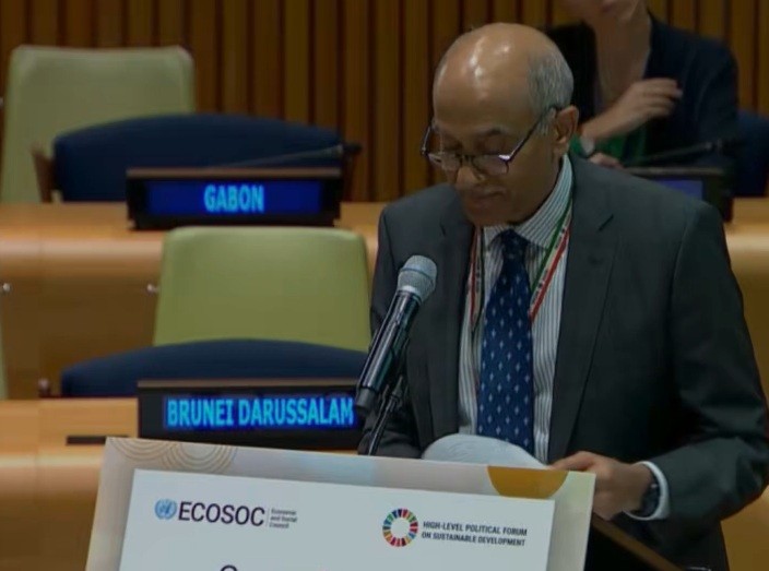 India’s Permanent Representative P Harish speaks on Tuesday, July 14, 2026, at a ministerial roundtable at the United Nations on “Making Multilateralism Fit for the Future”. (Photo Source: PMI)