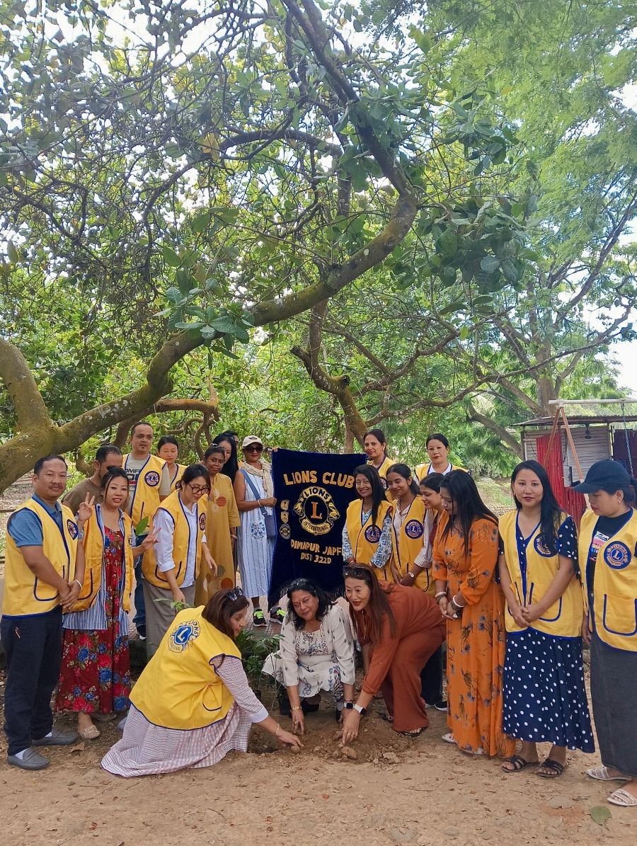 Lions Club Dimapur, Japfu undertakes tree plantation drive on July 27
