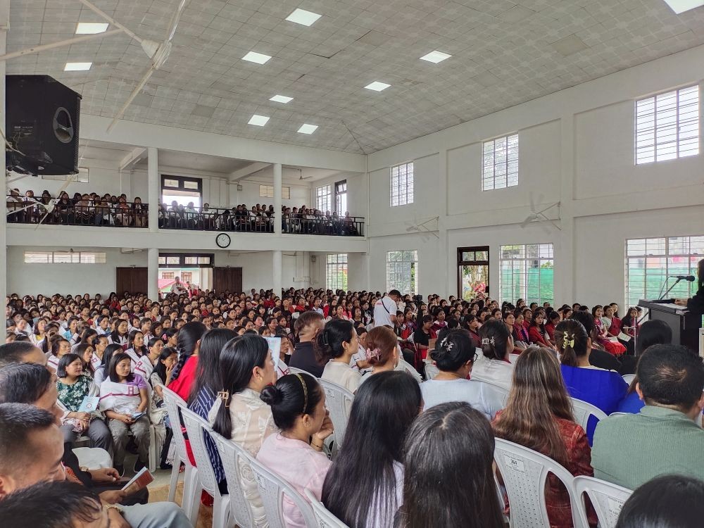 Participants attending the sensitisation programme on ‘Protect Children and Empower Women’ organised by ENWO Mokokchung Unit at Aongza Ki on July 11. (Morung Photo)